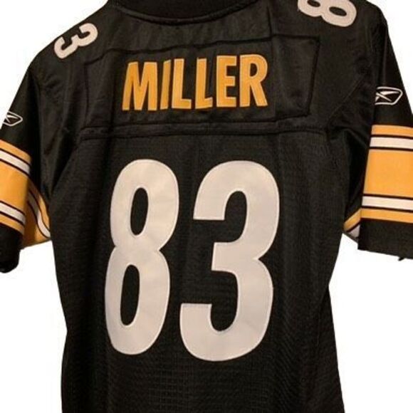 Pittsburgh Steelers Heath Miller Size Youth Large 14-16 OnField Reebok Jersey - Picture 2 of 8